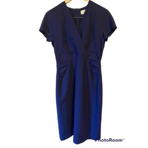 MM LaFleur Emma Navy Blue Sheath Dress